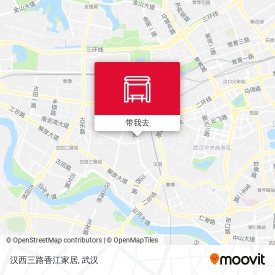 汉西三路香江家居地图