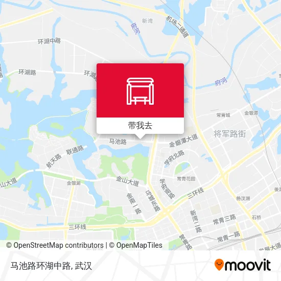 马池路环湖中路地图