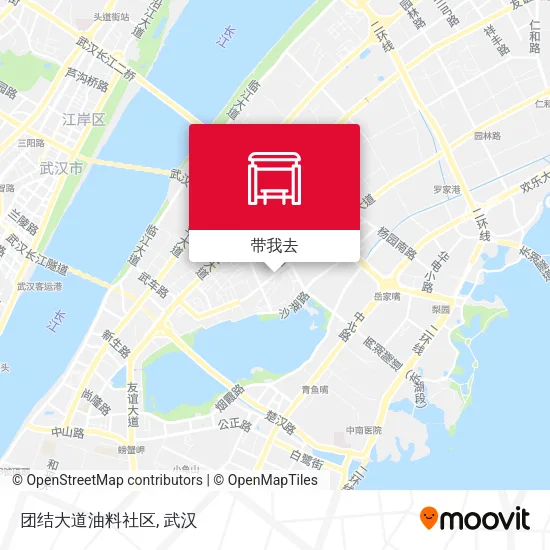 团结大道油料社区地图