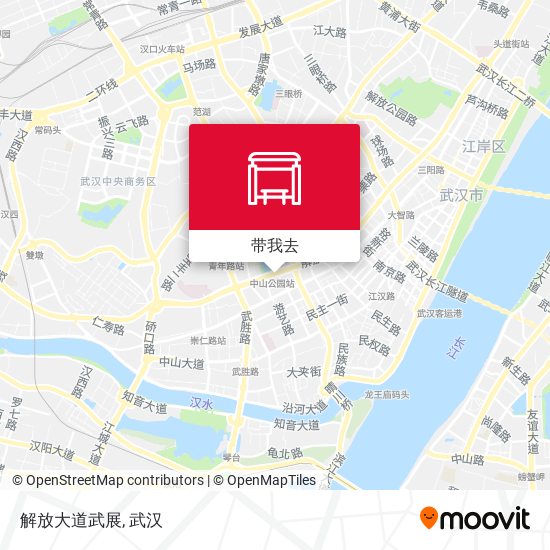 解放大道武展地图
