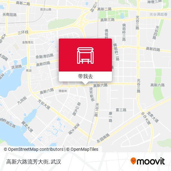 高新六路流芳大街地图