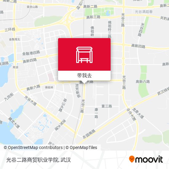 光谷二路商贸职业学院地图