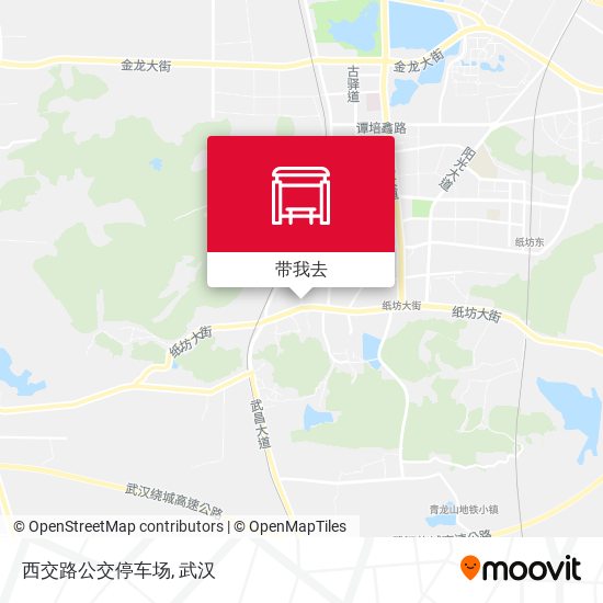 西交路公交停车场地图