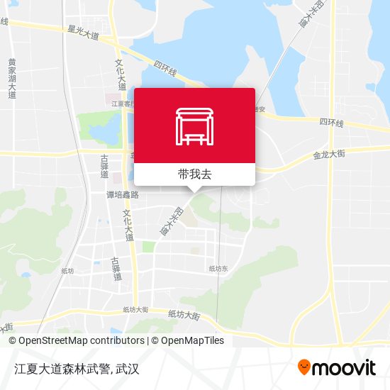 江夏大道森林武警地图