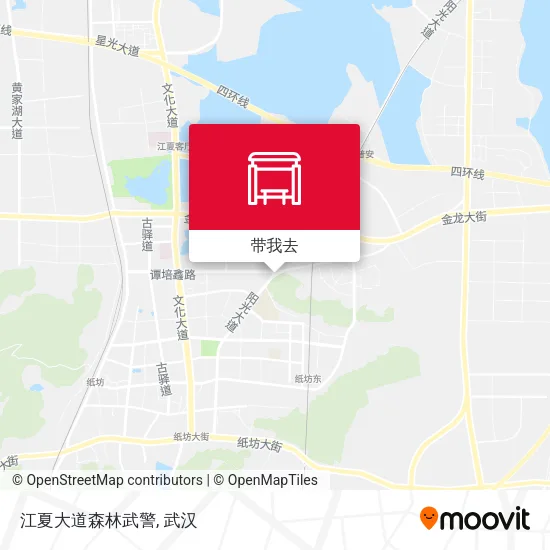 江夏大道森林武警地图