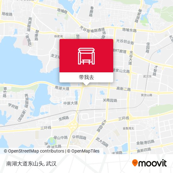 南湖大道东山头地图