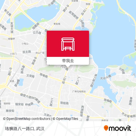 珞狮路八一路口地图