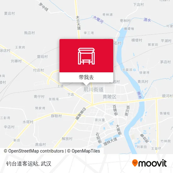钓台道客运站地图