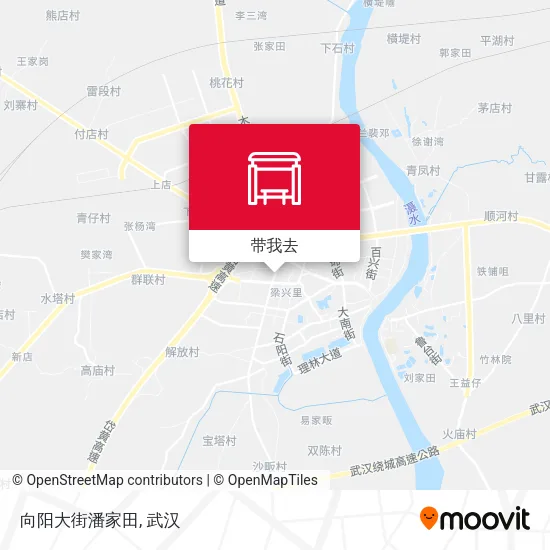 向阳大街潘家田地图