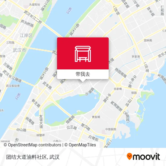 团结大道油料社区地图