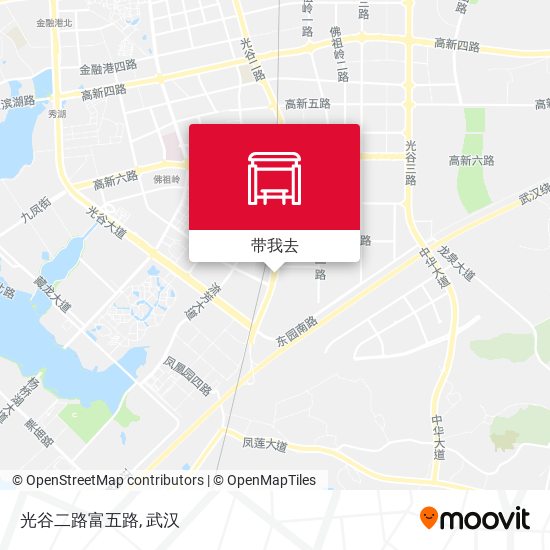 光谷二路富五路地图
