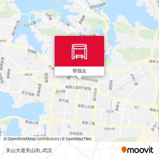 关山大道关山街地图