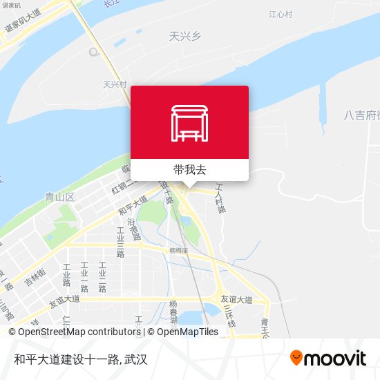 和平大道建设十一路地图