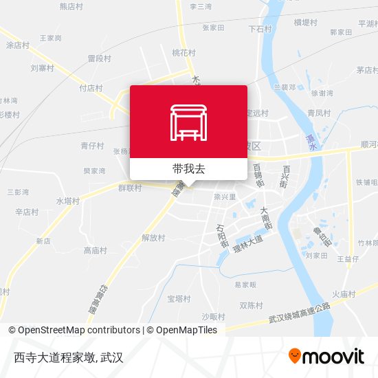 西寺大道程家墩地图
