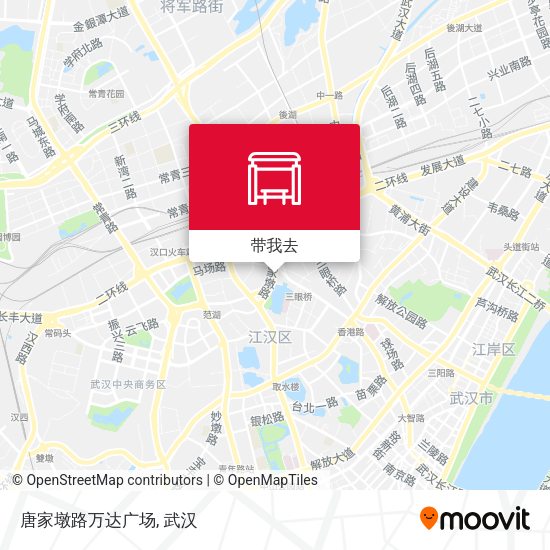 唐家墩路万达广场地图