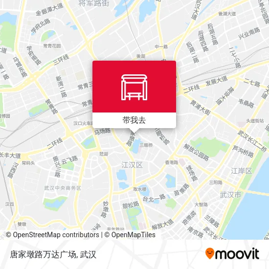 唐家墩路万达广场地图