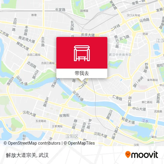 解放大道宗关地图