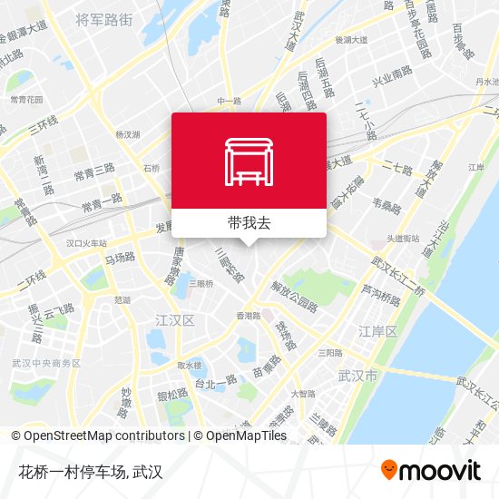 花桥一村停车场地图