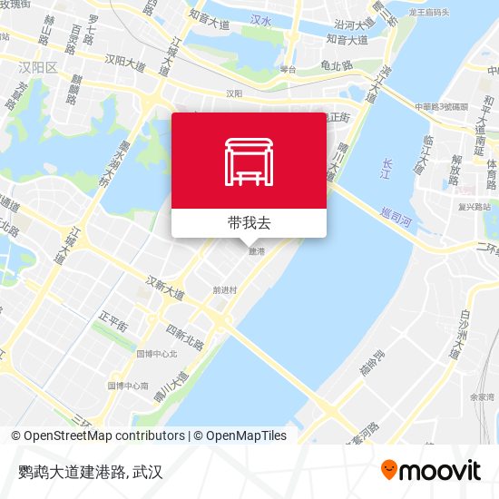 鹦鹉大道建港路地图