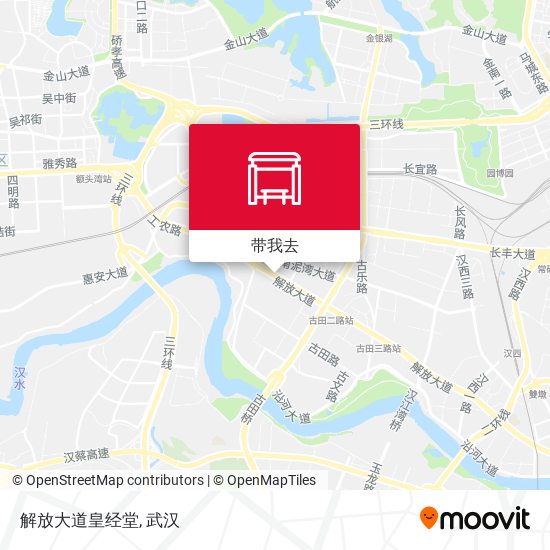 解放大道皇经堂地图