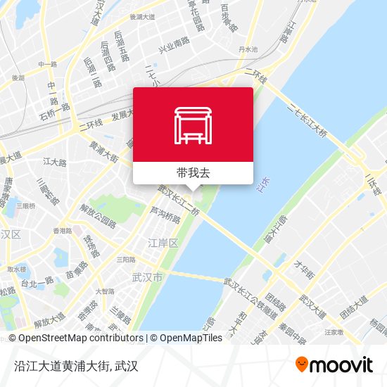 沿江大道黄浦大街地图