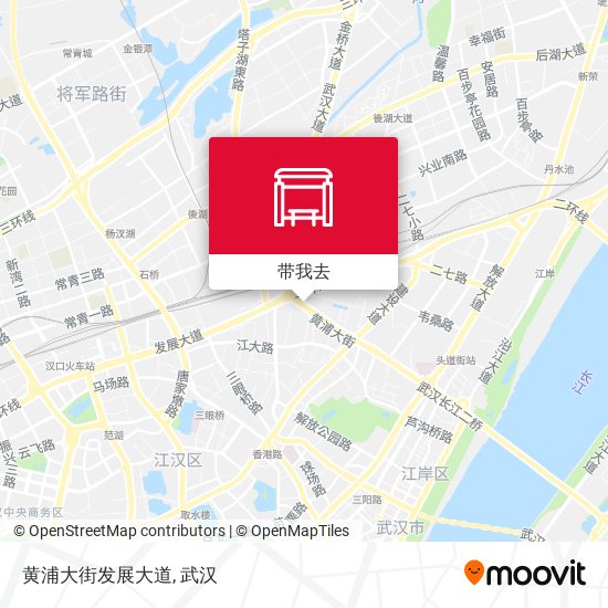 黄浦大街发展大道地图