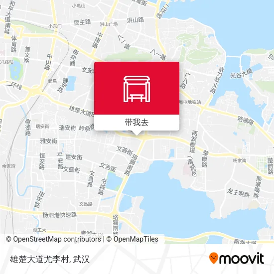 雄楚大道尤李村地图