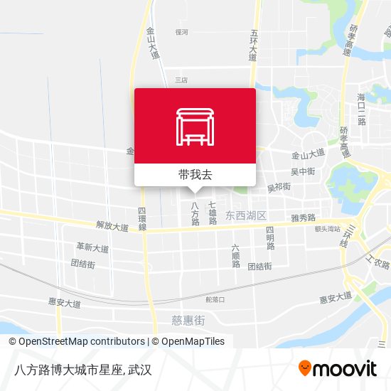 八方路博大城市星座地图