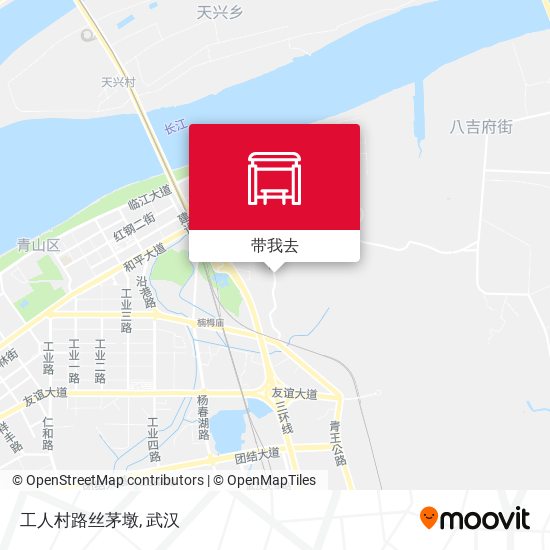 工人村路丝茅墩地图