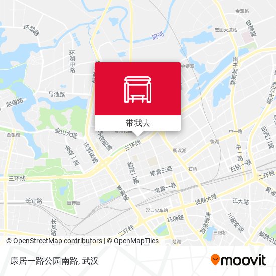 康居一路公园南路地图