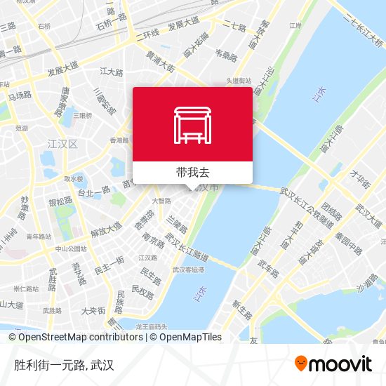 胜利街一元路地图