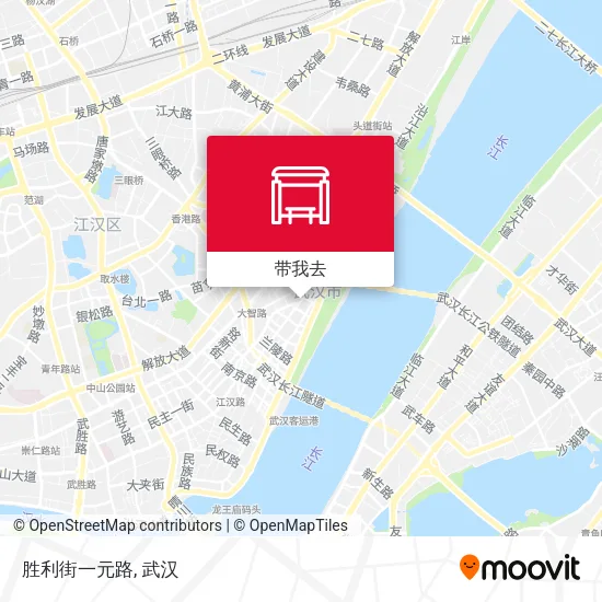 胜利街一元路地图
