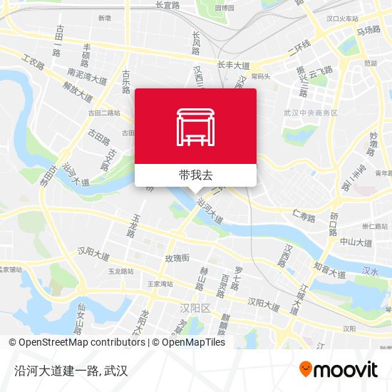 沿河大道建一路地图