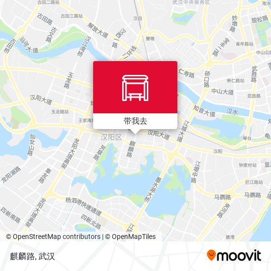 麒麟路地图