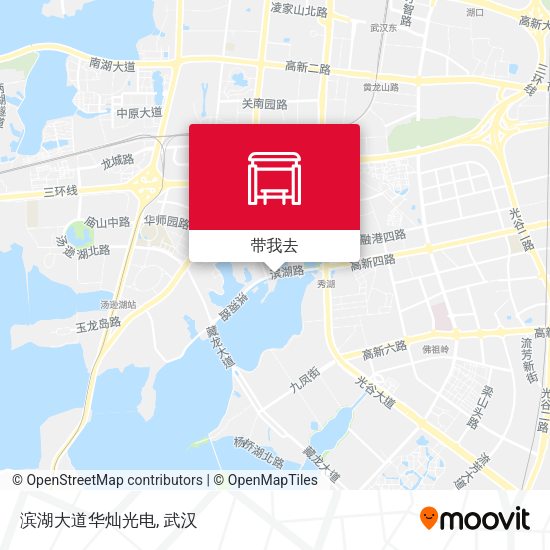 滨湖大道华灿光电地图