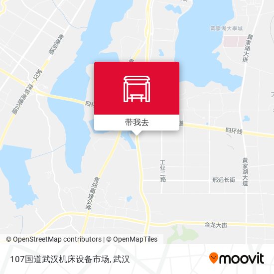 107国道武汉机床设备市场地图