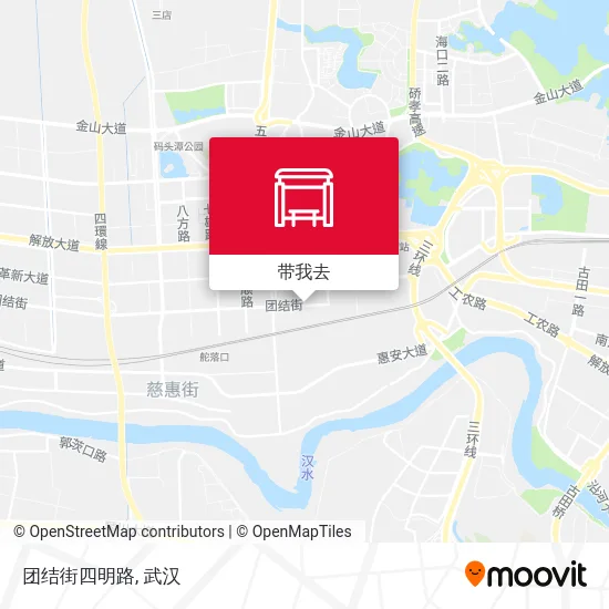 团结街四明路地图