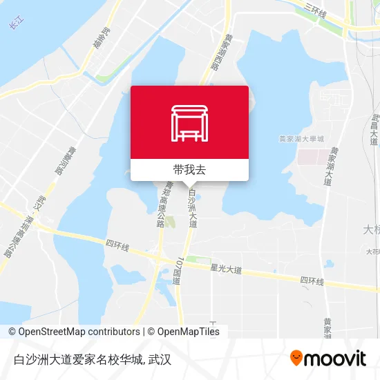 白沙洲大道爱家名校华城地图