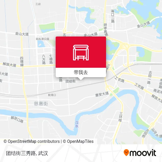 团结街三秀路地图