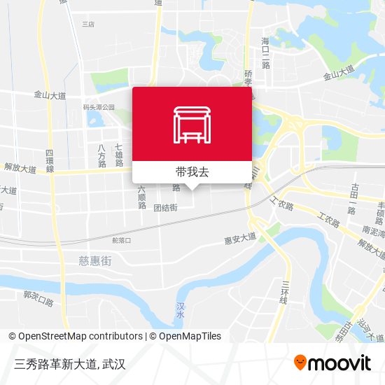 三秀路革新大道地图