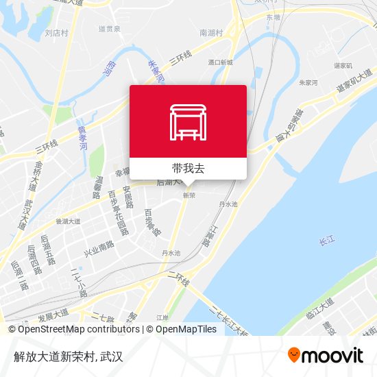 解放大道新荣村地图