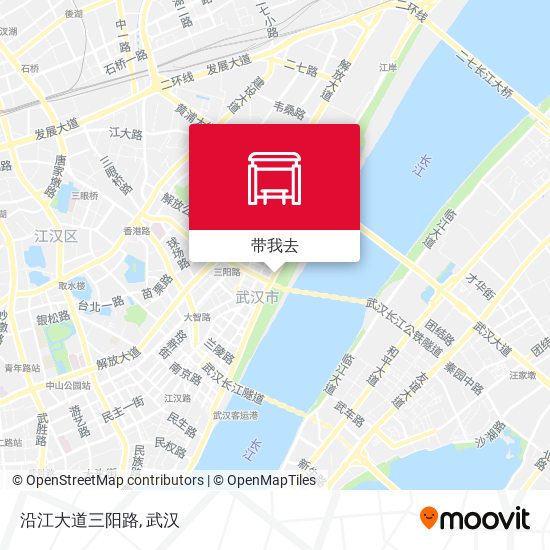 沿江大道三阳路地图