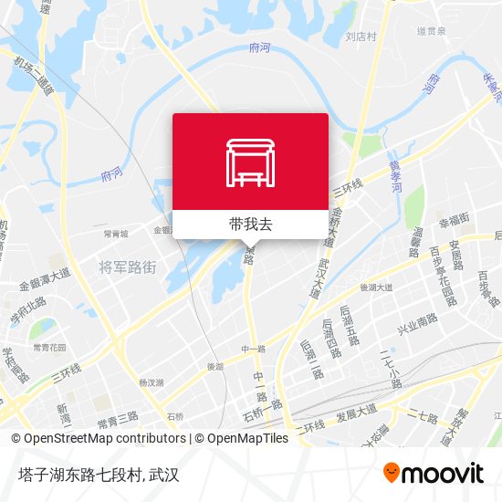 塔子湖东路七段村地图