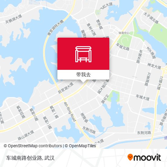车城南路创业路地图