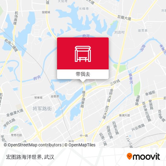 宏图路海洋世界地图