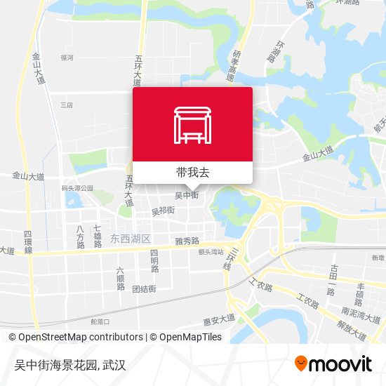 吴中街海景花园地图