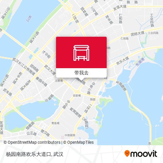 杨园南路欢乐大道口地图