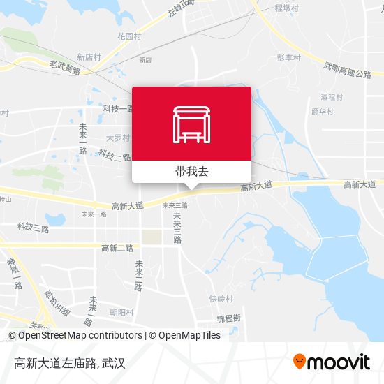 高新大道左庙路地图