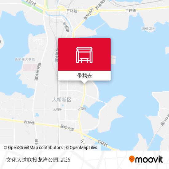 文化大道联投龙湾公园地图