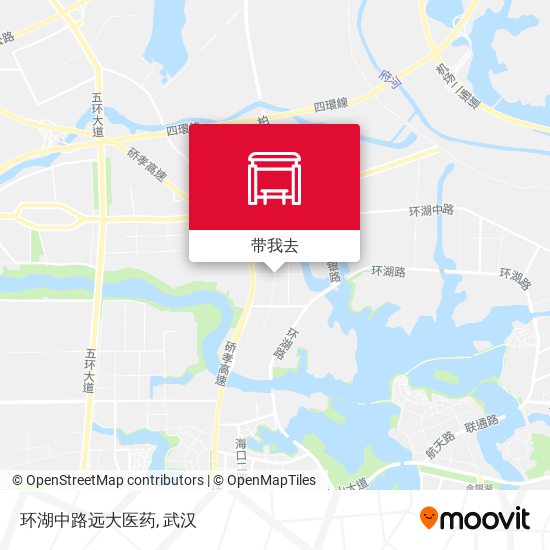 环湖中路远大医药地图